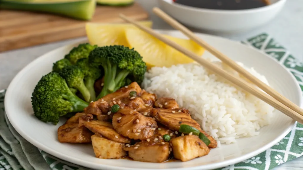 What goes well with chicken teriyaki