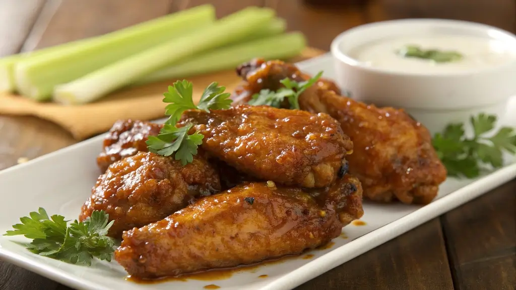 honey garlic chicken wings​