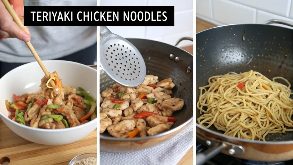 teriyaki chicken noodles​